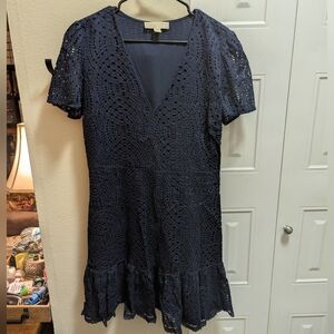 Michael Kors Navy Lace Dress
